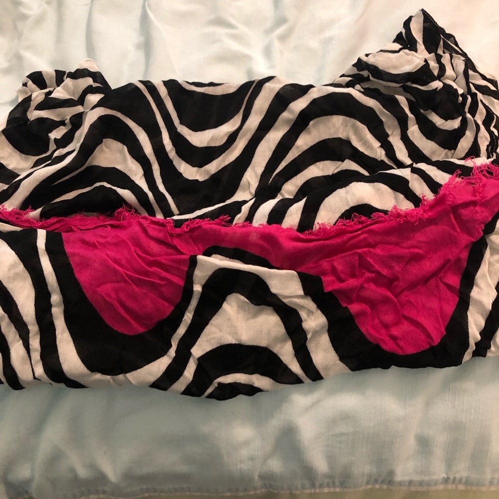 Kate Spade Zebra Print Scarf